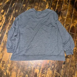 Z Supply L washed gray oversized cozy high low sweatshirt thumbnail 3