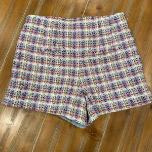 House of Harlow 1960 Tweed Plaid Shorts Women's Size 4 Cotton thumbnail 5