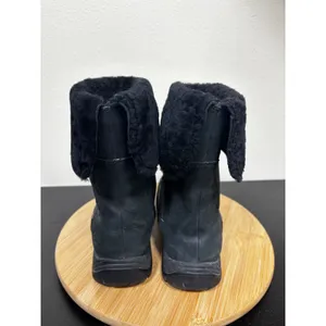 UGG Australia Boots Women's‎ 7 Black Sheepskin Leather Waterproof Shearling 1903 thumbnail 3