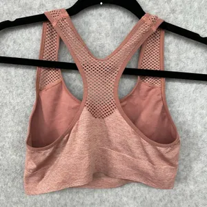 PINK Victoria's Secret Seamless Lightly Lined Sports Bra Size Medium Mesh thumbnail 6