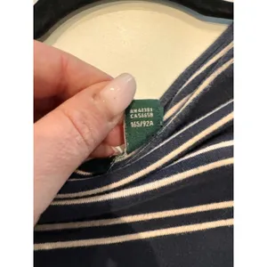 LAUREN Ralph Lauren Womens Striped Boat Neck‎ T Shirt Size M Breton Nautical thumbnail 8