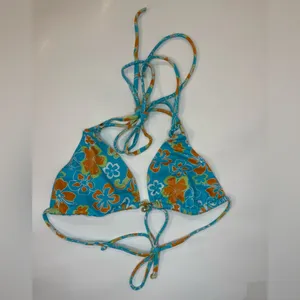 LA Hearts by PacSun Tropical‎ Spring Charm Side Tie Bikini Top Size M thumbnail 2