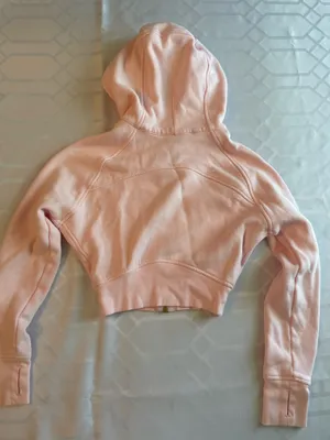 Lululemon Scuba Cropped Full-Zip Pink thumbnail 2
