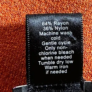 Ann Taylor XL Burnt Orange Short Sleeve Button Cardigan thumbnail 6