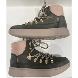 NWOT WODEN Iris Nubuck Scandinavian Sneakers Suede Fur Lined Boots Size 5.5 thumbnail 3