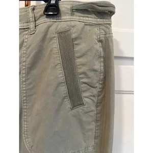 Pilcro and the Letterpress American Eagle Sage Green Utility Wide Leg Drawstring Pants Women Size 12 long thumbnail 2