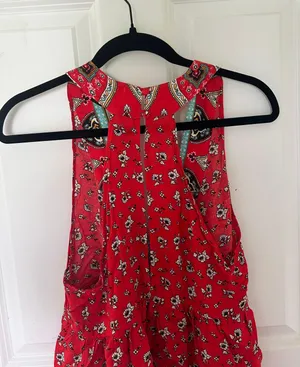 Floral Print Boho Tank Top Multi Size M thumbnail 2