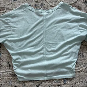 Free People Movement Top‎ Womens XS Melrose Star Light Green Beachy Gym Workout thumbnail 3
