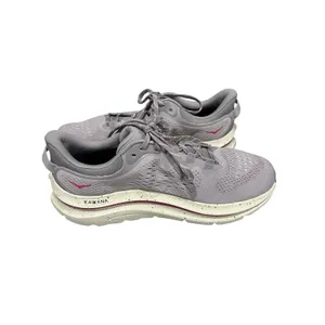 HOKA One One Kawana 2 Women’s Running Shoes Gray Cream Pink Size 10B Neutral thumbnail 4
