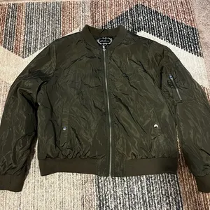 Green Bomber Jacket Size 2X thumbnail 1