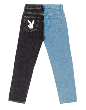 Playboy PacSun Two-Tone Jeans ultra high rise thumbnail 1