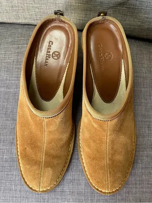 Cole Haan Suede Mules SZ 7.5B thumbnail 1