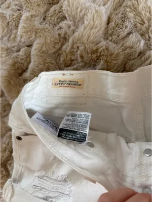 White Levi’s Shorts 501 Denim thumbnail 3