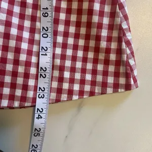 Lauren James Red White Gingham One Shoulder Top Tomato Girl Summer Blouse M‎ thumbnail 8