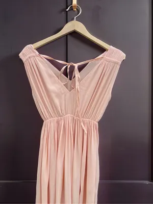Madewell magnolia Tie Back Maxi dress thumbnail 13