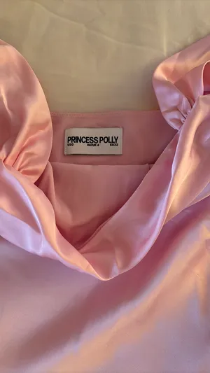 Princess Polly Dress Maxi Satin pink thumbnail 6