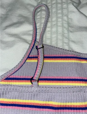 Striped Tank Top Purple Size L thumbnail 5