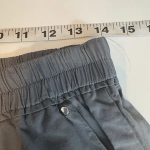 Cider Wide Leg Cargo Pants Gray Elastic Waist Drawstring Casual Utility Sz Large thumbnail 8