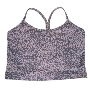 Beyond Yoga Spacedye Cropped Tank Top Size XL Cheetah Leopard Pilates Yoga Gym thumbnail 2
