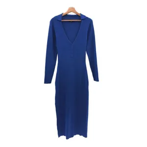 Bardot Collar Knit Dress in Cobalt‎ thumbnail 2