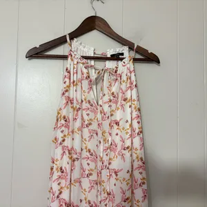 Drew Naomi Pink Floral Tiered Maxi Dress Size S thumbnail 3