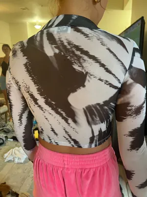 Princess Polly Mesh Printed Top thumbnail 2