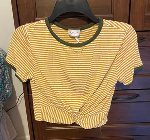 Gaze Cropped Shirt Multi thumbnail 1