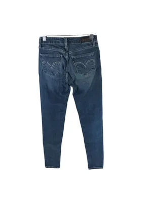 Levis 535 Legging Jeans Womens Mid-Rise Skinny Fit Medium Wash Stretch Size 5M thumbnail 2