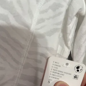 Free People Tempo Jacquard Turtleneck size small in white thumbnail 6