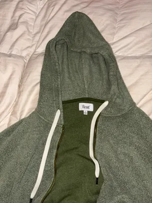 green unisex zip up thumbnail 5