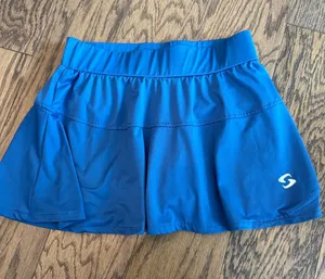 Athletic Blue Skort with Small gearbox Logo Size XS thumbnail 1