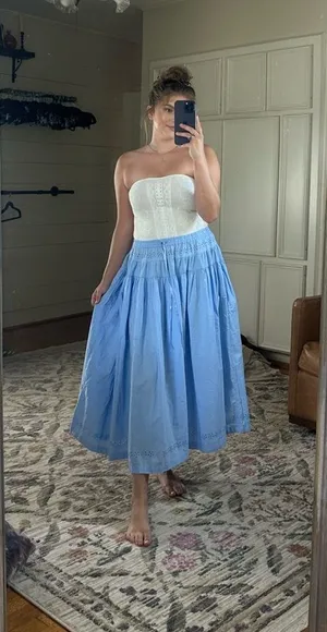 Free people midi skirt thumbnail 1