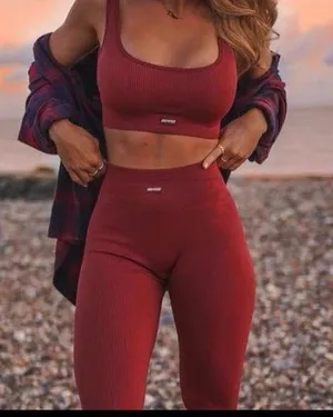 Bo and Tee Ribbed Leggings thumbnail 1