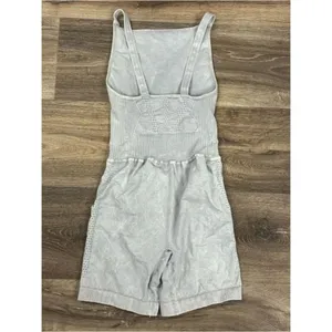 Free People Good Karma Runsie Ice Grey Women’s XS/Small thumbnail 4