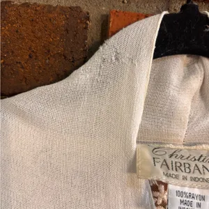 Christine Fairbanks womens delicate romantic lace open front cardigan cream M thumbnail 7