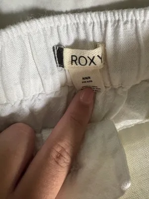 White linen pants Roxy thumbnail 3