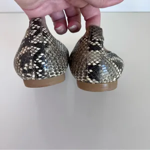 Stuart Weitzman Women's Snake Python Embossed‎ Ballet Flats thumbnail 6
