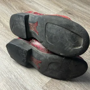 Ariat Red and Gray Cowboy Boots thumbnail 7