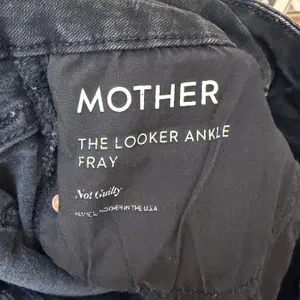 MOTHER THE LOOKER ANKLE FRAY Not Guilty‎ Black Size 31 thumbnail 4