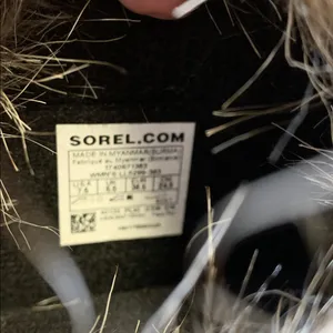 Sorel Black/ Olive Green Suede Winter Mid-Calf Boots. Size-7.5 Arctic Explorer thumbnail 2