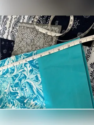 NWT Michael Kors Skirt Teal Swirl Size 16 thumbnail 6