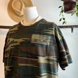 Bandimere Speedway Colorado Worn in Green Camo Graphic Tee Size XL Unisex thumbnail 9