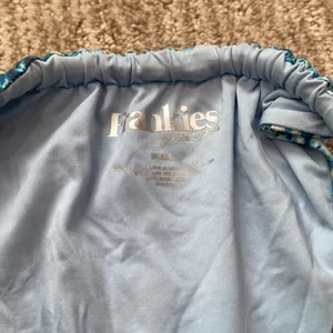 Frankie's Bikinis Blue Snakeskin Bikini Bottom thumbnail 3