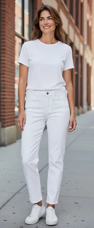Banana‎ Republic Women's Skinny Jeans White Stretch Mid Rise Denim Size 28 thumbnail 1