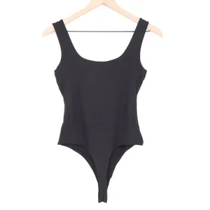 Naked Wardrobe Womens Black Scoop Neck Sleeveless Thong Bodysuit M thumbnail 7