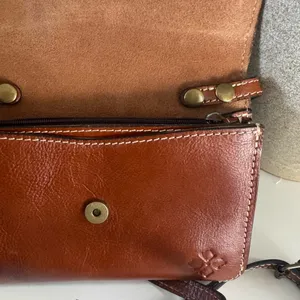 Patricia Nash Brown Leather Crossbody Bag with Buckle Detail thumbnail 5