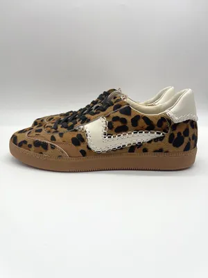Dolce Vita Notice Stitch Sneakers Dark Leopard Calf Hair Size 9.5 NWOB thumbnail 9