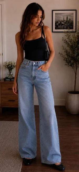 Levi’s Premium Ribcage Wide Leg Jeans Not The Same W25 L32 Big E thumbnail 1