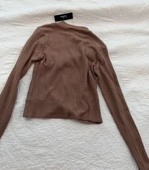 Lulus Long Sleeve Top Crop thumbnail 2