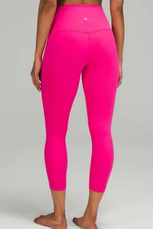NEW Lululemon Align High-Rise Pant 28" Pink Size 8 LW5CTIS Nulu Double Lined thumbnail 1